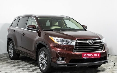 Toyota Highlander III, 2014 год, 3 199 700 рублей, 3 фотография