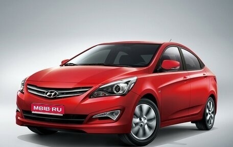 Hyundai Solaris II рестайлинг, 2014 год, 575 000 рублей, 1 фотография