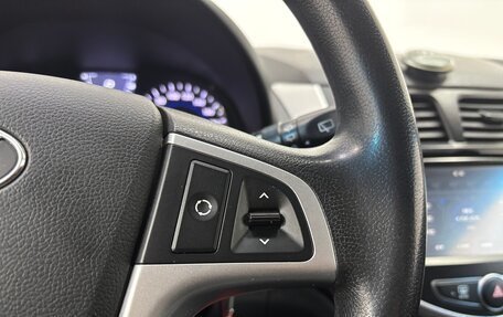 Hyundai Solaris II рестайлинг, 2011 год, 810 000 рублей, 21 фотография