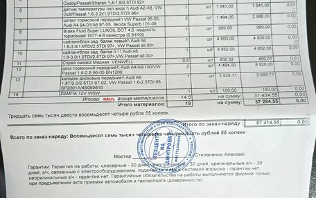 Volkswagen Passat B5+ рестайлинг, 2001 год, 700 000 рублей, 16 фотография