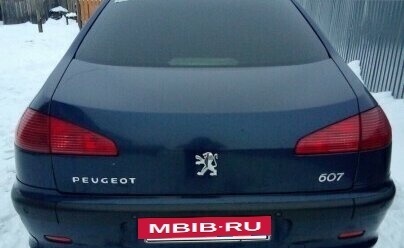 Peugeot 607 i, 2001 год, 180 000 рублей, 2 фотография