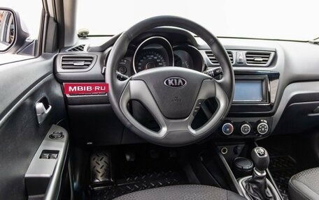 KIA Rio III рестайлинг, 2015 год, 998 000 рублей, 15 фотография