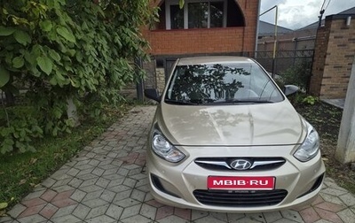 Hyundai Solaris II рестайлинг, 2011 год, 830 000 рублей, 1 фотография