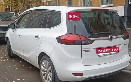 Opel Zafira C рестайлинг, 2013 год, 1 500 000 рублей, 14 фотография