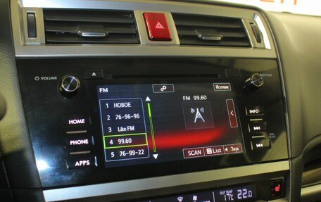 Subaru Outback IV рестайлинг, 2017 год, 2 150 000 рублей, 12 фотография