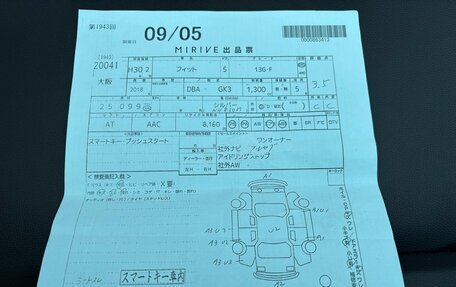 Honda Fit III, 2018 год, 1 390 000 рублей, 17 фотография