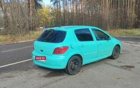 Peugeot 307 I, 2002 год, 130 000 рублей, 8 фотография