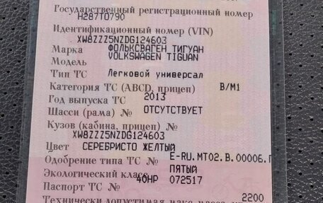 Volkswagen Tiguan I, 2013 год, 1 550 000 рублей, 28 фотография