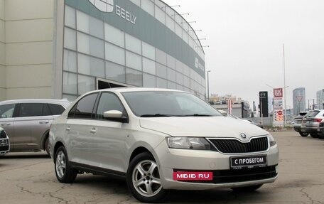 Skoda Rapid I, 2014 год, 540 000 рублей, 3 фотография