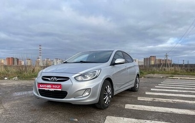 Hyundai Solaris II рестайлинг, 2011 год, 930 000 рублей, 1 фотография