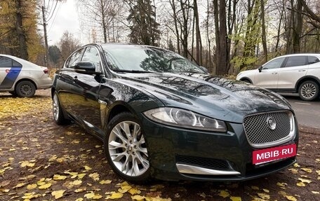 Jaguar XF I рестайлинг, 2013 год, 1 850 000 рублей, 1 фотография