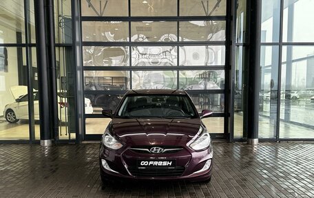 Hyundai Solaris II рестайлинг, 2012 год, 893 000 рублей, 3 фотография