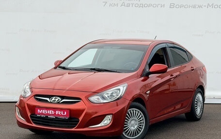 Hyundai Solaris II рестайлинг, 2011 год, 632 000 рублей, 1 фотография