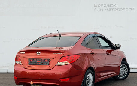Hyundai Solaris II рестайлинг, 2011 год, 632 000 рублей, 6 фотография