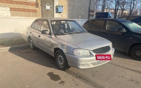 Hyundai Accent II, 2002 год, 85 000 рублей, 2 фотография