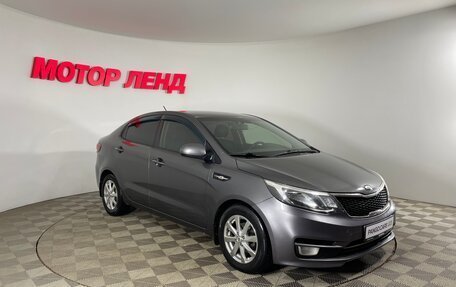 KIA Rio III рестайлинг, 2015 год, 857 000 рублей, 3 фотография