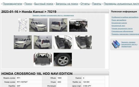 Honda Crossroad, 2008 год, 1 200 000 рублей, 35 фотография