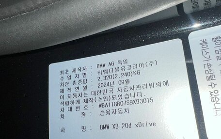 BMW X3, 2024 год, 6 600 000 рублей, 7 фотография