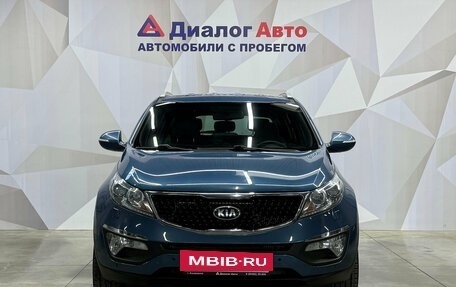 KIA Sportage III, 2014 год, 1 384 000 рублей, 2 фотография