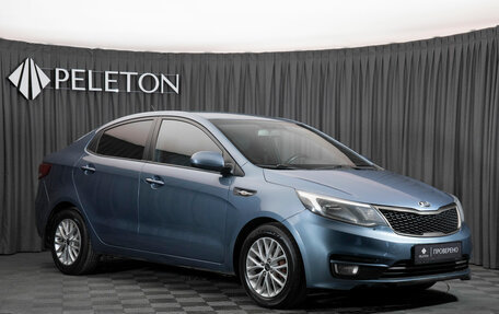 KIA Rio III рестайлинг, 2015 год, 930 000 рублей, 2 фотография