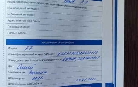 Haval F7 I, 2022 год, 2 081 000 рублей, 17 фотография