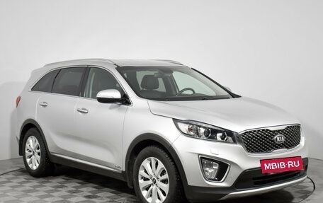 KIA Sorento III Prime рестайлинг, 2016 год, 2 199 000 рублей, 3 фотография