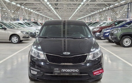 KIA Rio III рестайлинг, 2016 год, 909 000 рублей, 2 фотография