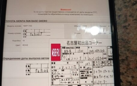 Toyota Sienta II, 2021 год, 1 729 000 рублей, 28 фотография