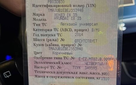 Hyundai ix35 I рестайлинг, 2014 год, 1 199 000 рублей, 12 фотография