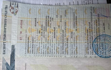 Ford Focus IV, 2004 год, 310 000 рублей, 14 фотография