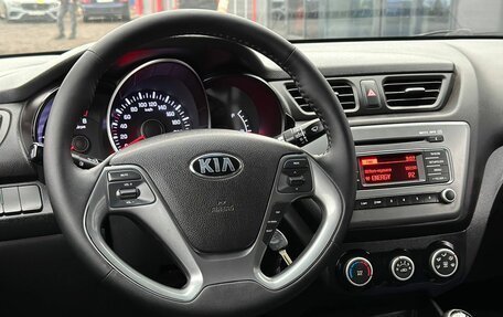 KIA Rio III рестайлинг, 2016 год, 1 100 000 рублей, 25 фотография