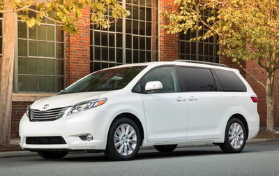 Toyota Sienna III, 2016 год, 2 600 рублей, 1 фотография