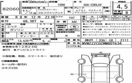 Volkswagen Golf VIII, 2021 год, 1 310 000 рублей, 23 фотография