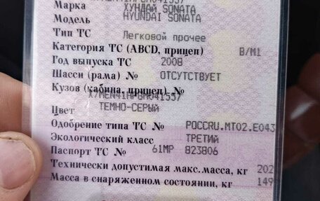 Hyundai Sonata IV рестайлинг, 2008 год, 400 000 рублей, 7 фотография