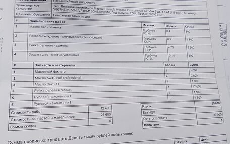 Renault Megane II, 2004 год, 265 000 рублей, 14 фотография