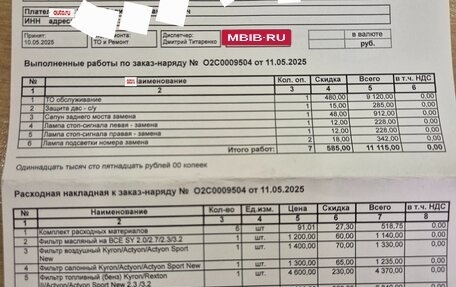 SsangYong Kyron I, 2014 год, 1 280 000 рублей, 13 фотография