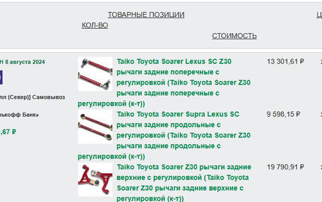 Toyota Soarer, 1993 год, 1 700 000 рублей, 33 фотография