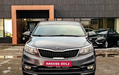 KIA Rio III рестайлинг, 2016 год, 955 000 рублей, 3 фотография