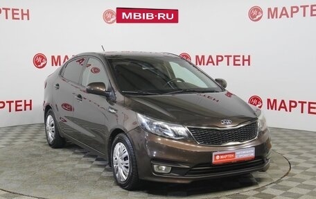 KIA Rio III рестайлинг, 2017 год, 881 000 рублей, 3 фотография