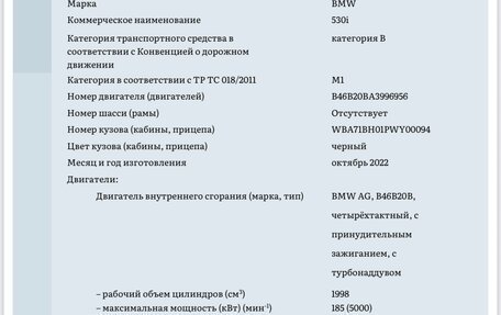 BMW 5 серия, 2022 год, 5 000 000 рублей, 13 фотография