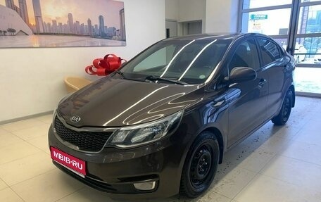 KIA Rio III рестайлинг, 2016 год, 955 000 рублей, 1 фотография