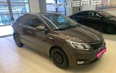 KIA Rio III рестайлинг, 2016 год, 955 000 рублей, 3 фотография