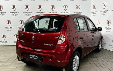 Renault Sandero I, 2010 год, 599 000 рублей, 6 фотография