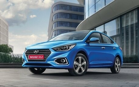 Hyundai Solaris II рестайлинг, 2017 год, 970 000 рублей, 1 фотография