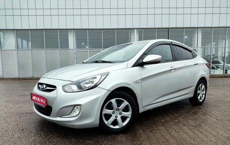 Hyundai Solaris II рестайлинг, 2011 год, 639 000 рублей, 1 фотография