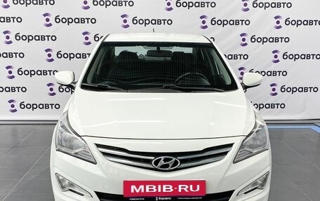 Hyundai Solaris II рестайлинг, 2014 год, 1 200 000 рублей, 17 фотография