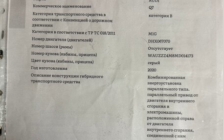 Audi Q7, 2020 год, 6 900 000 рублей, 23 фотография