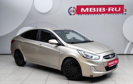 Hyundai Solaris II рестайлинг, 2011 год, 488 000 рублей, 1 фотография