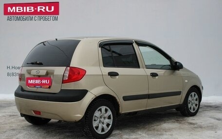 Hyundai Getz I рестайлинг, 2008 год, 319 000 рублей, 5 фотография