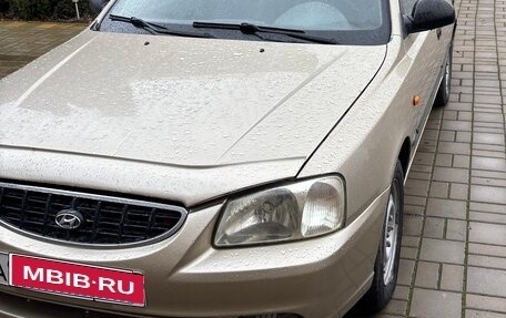 Hyundai Accent II, 2004 год, 297 000 рублей, 1 фотография